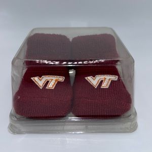 Virginia Tech Baby Booties